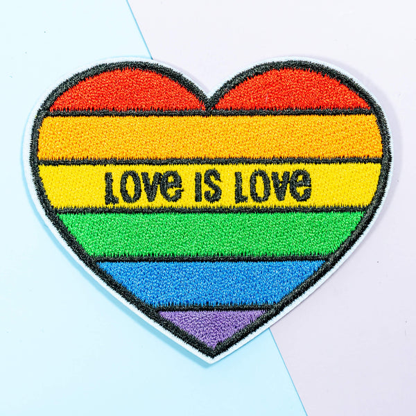 Love is Love Iron On Embroidered Patches