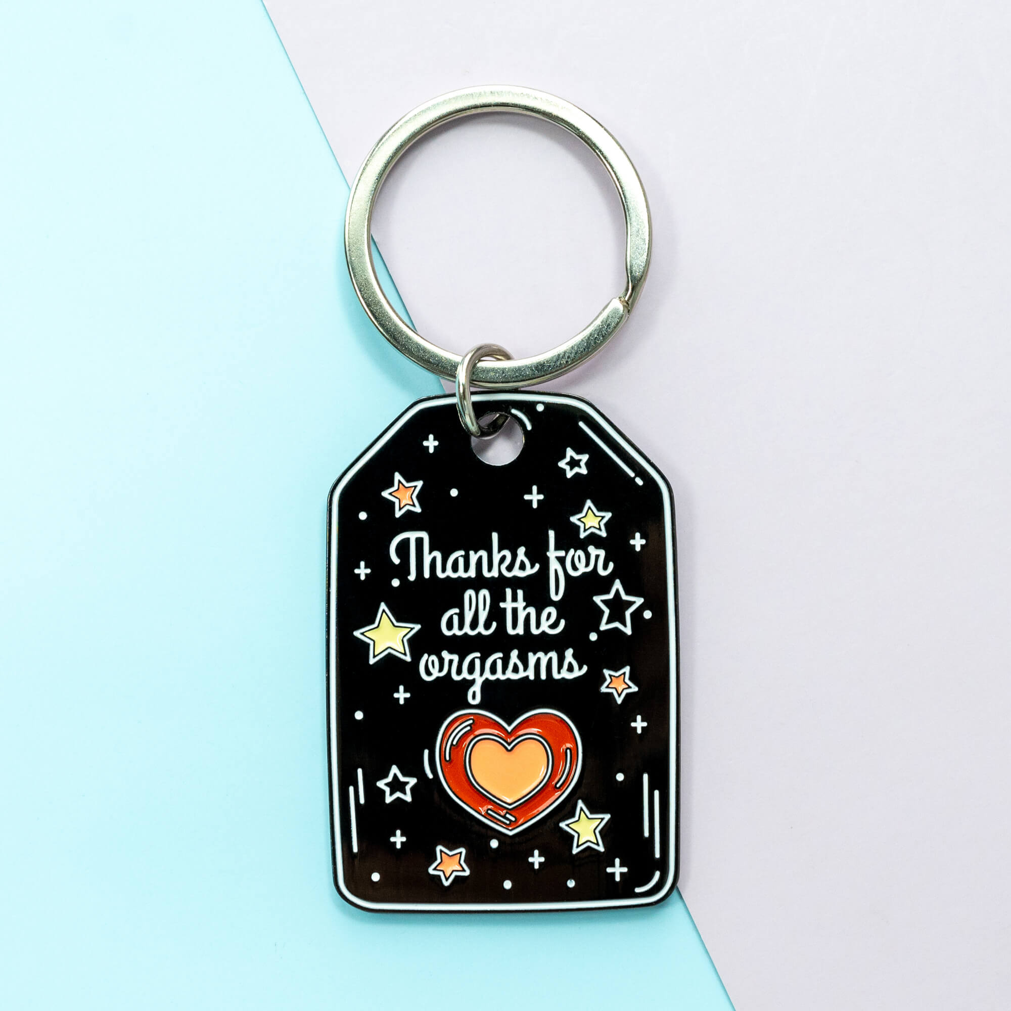 Thanks For All The Orgasms Couple Black Humor Gift Love Funny Keychain Gifts - Foto 9