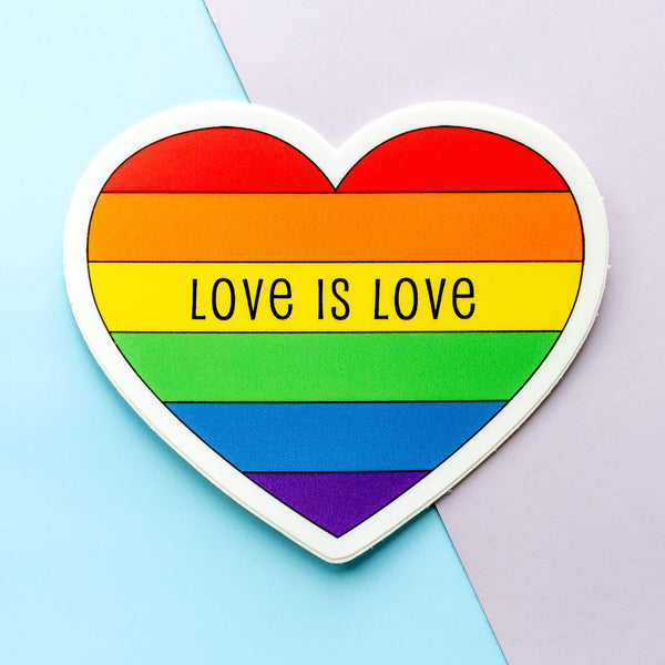 Love is Love LGBTQ Pride Vinyl Stickers