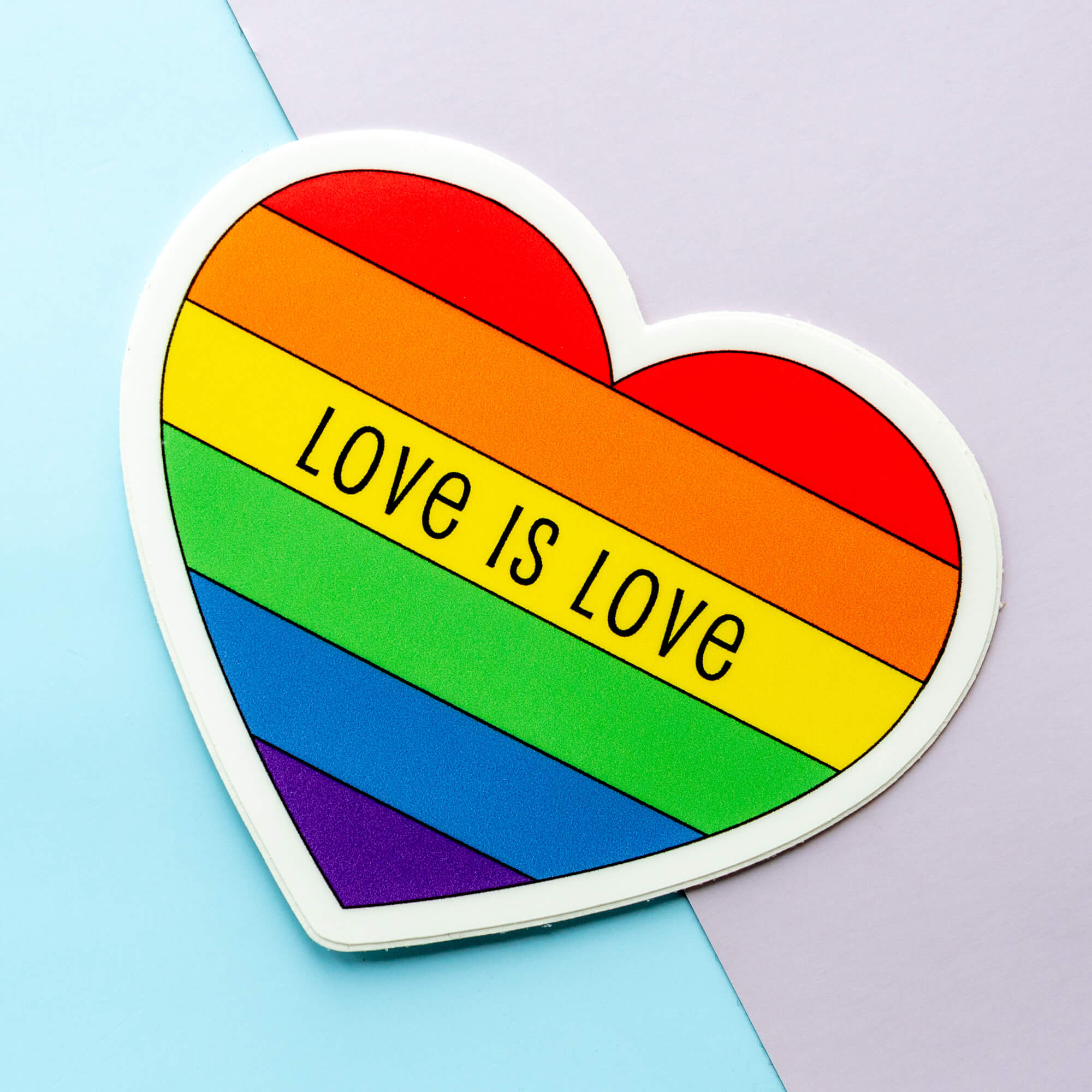 Love is Love LGBTQ Pride Vinyl Stickers – Moonmoli