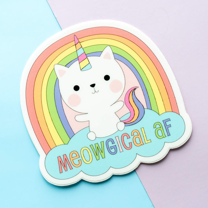 Rainbow Cat Vinyl Sticker