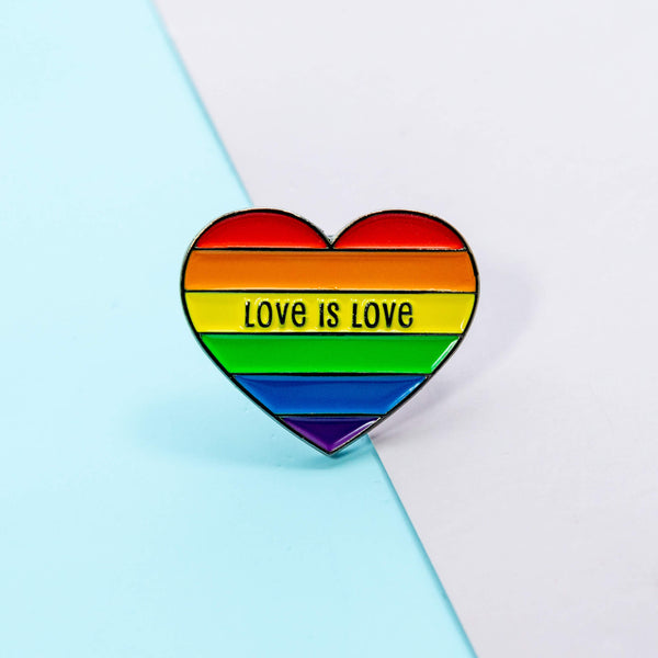 Love is Love Pride LGBTQ Enamel Pin