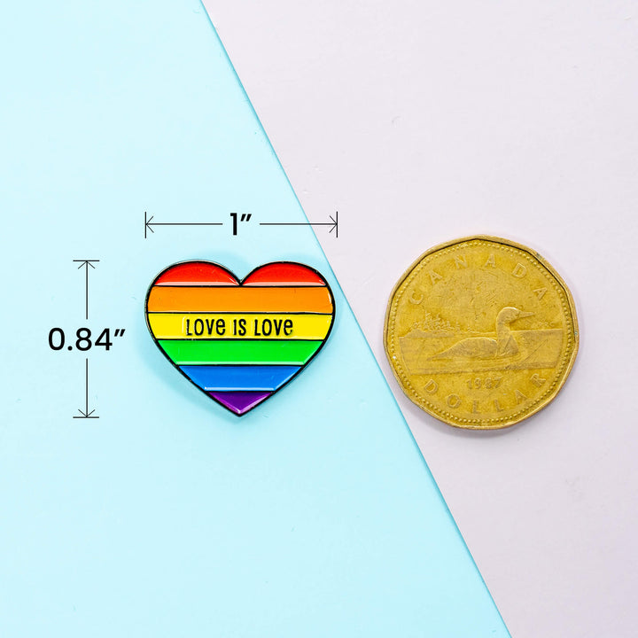 Love is Love Pride LGBTQ Enamel Pin – Moonmoli
