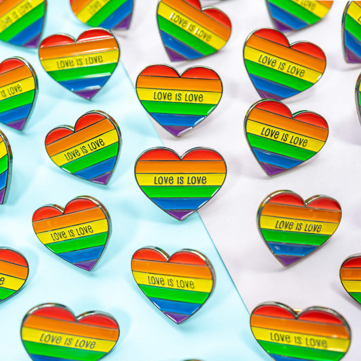 Love is Love Pride LGBTQ Enamel Pin – Moonmoli